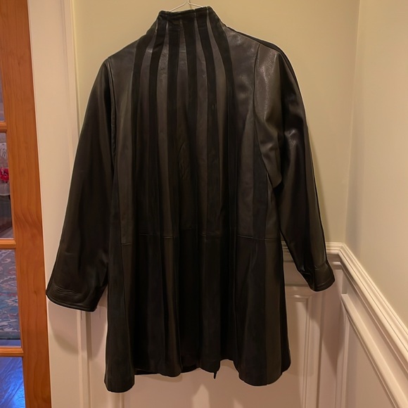 Vera Pelle Lavorazione Artiganale Italian Leather & Suede Jacket - Picture 5 of 5